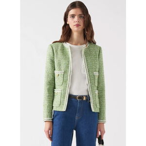 LK Bennett Charlie Tweed And Trim Jacket